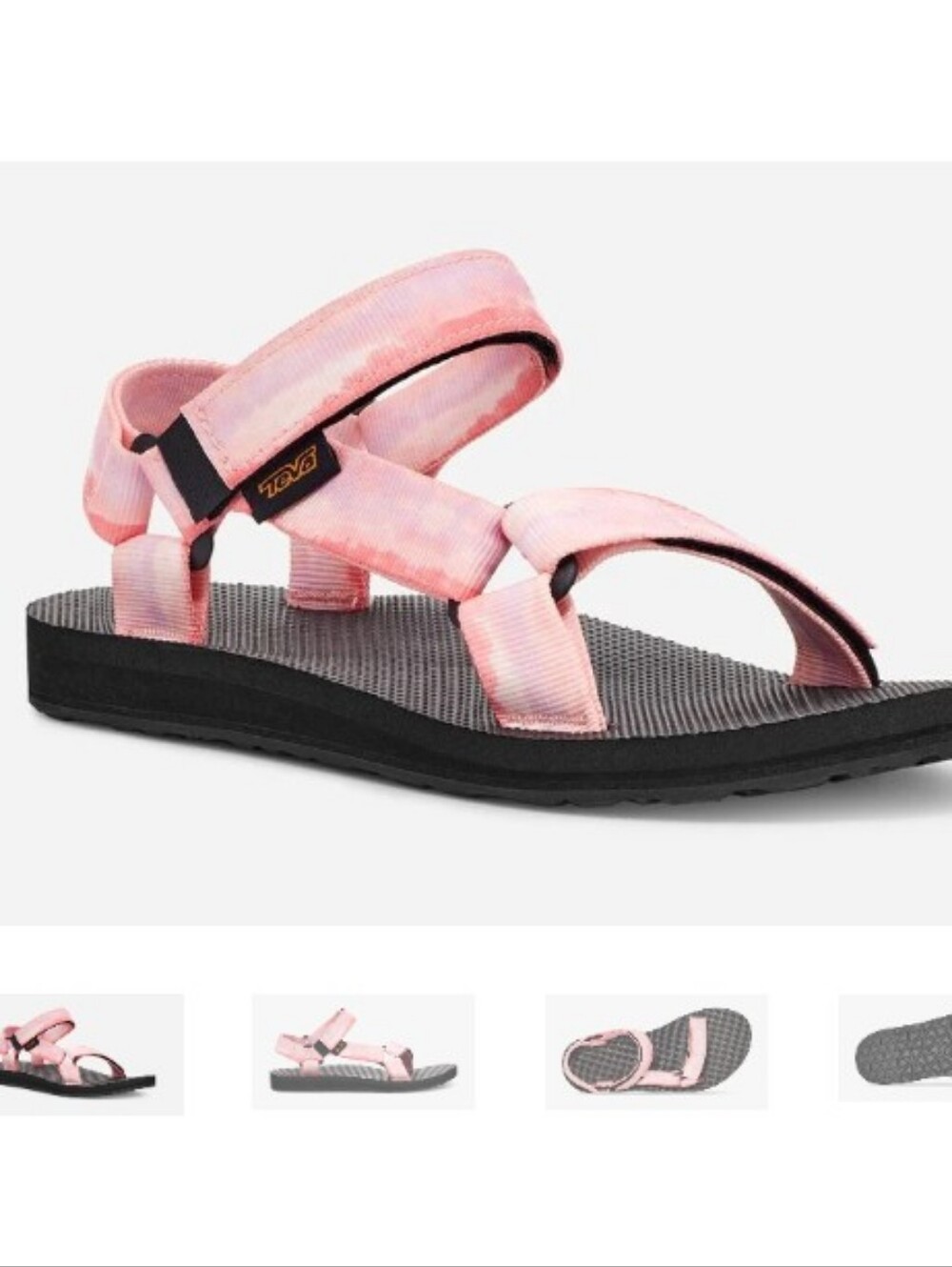 Tie-Dye Pink Teva Original Universal Strappy Sandal - Size 8